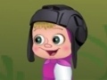 Oyun Masha and the Bear: Jumping on logs