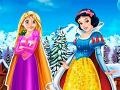 Oyun Rapunzel And Snow White Winter Dress Up