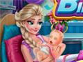 Oyun Frozen Elsa Birth Caring