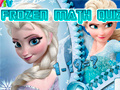 Oyun Frozen Math Quiz