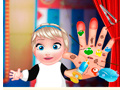 Oyun Baby Elsa Hand Doctor