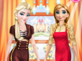 Oyun Elsa And Anna Work Dress Up  
