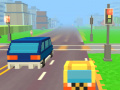 Oyun Pixel Road Taxi Depot