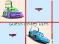 Oyun Guess Disney Cars