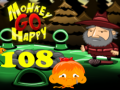 Oyun Monkey Go Happy Stage 108