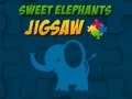 Oyun Sweet Elephants Jigsaw