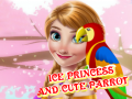 Oyun Ice Princess And Cute Parrot