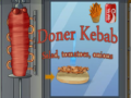 Oyun Doner Kebab Salad, Tomatoes, Onions