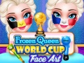 Oyun Frozen Queen World Cup Face Art
