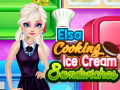 Oyun Elsa Cooking Ice Cream Sandwiches