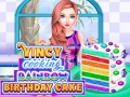 Oyun Vincy Cooking Rainbow Birthday Cake