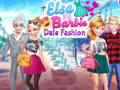 Oyun Elsa and Barbie Date Fashion
