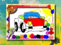 Oyun Cartoon Cars Coloring Book