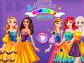 Oyun Disney Princesses Rainbow Dresses