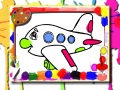 Oyun Airplane Coloring Book