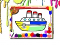 Oyun Boats Coloring Book