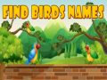 Oyun Find Birds Names
