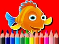 Oyun Back To School: Fish Coloring Book