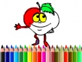Oyun Back To School: Fruits Coloring