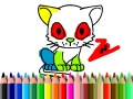Oyun Back To School: Cat Coloring