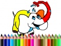 Oyun Back To School: Elephant coloring