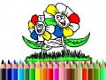 Oyun Back to School: Flowers Coloring