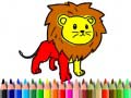Oyun Back To School: Lion Coloring Book
