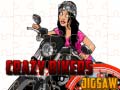 Oyun Crazy Bikers Jigsaw