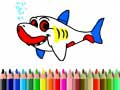 Oyun Back To School: Shark Coloring Book