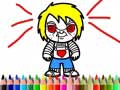 Oyun Scary Boy Coloring Book