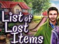 Oyun List of Lost Items