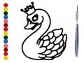 Oyun Back To School: Swan Coloring Book