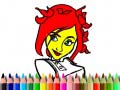 Oyun Back To School: Cute Girl Coloring