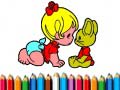 Oyun Back To School: Aby Girl Coloring