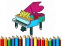 Oyun Back To School: Piano Coloring Book