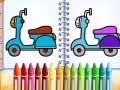 Oyun Cute Bike Coloring Book