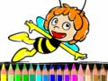 Oyun Back To School Maja the Bee Coloring Book