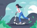 Oyun Electric Scooter Rides Jigsaw
