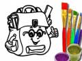 Oyun Back To School: School Bag Coloring Book