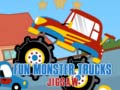 Oyun Fun Monster Trucks Jigsaw