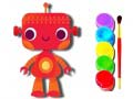 Oyun Back to School: Robot Coloring Book