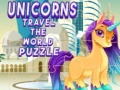 Oyun Unicorns Travel The World Puzzle