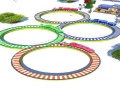 Oyun Lowpolly Train Racing