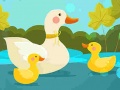 Oyun Mother Duck and Ducklings Jigsaw