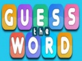 Oyun Guess The Word