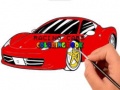 Oyun Racing Cars Coloring book