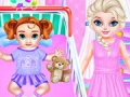 Oyun Little Elsa Caring Day