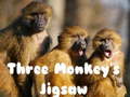 Oyun Three Monkey's Jigsaw