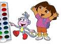 Oyun Dora The Explorer Coloring Book