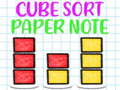 Oyun Cube Sort Paper Note